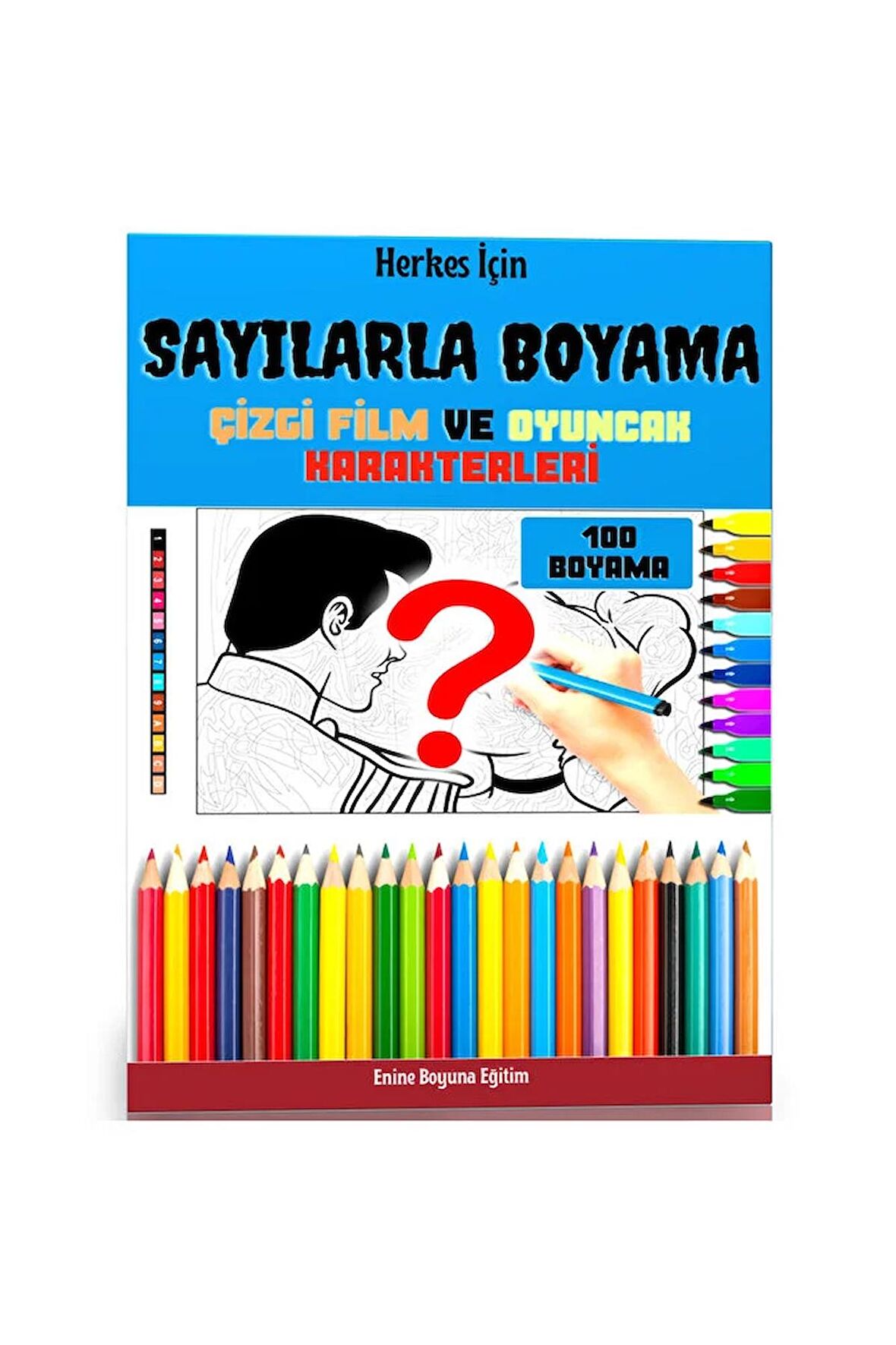 Herkes İçin Sayılarla Boyama Kitabı (Disney Karakterleri)