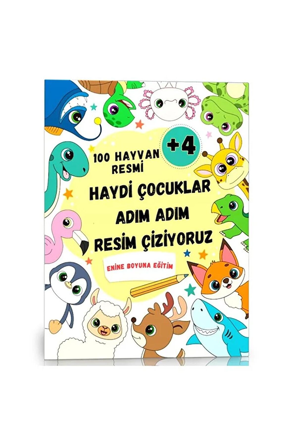 Haydi Çocuklar Adım Adım Resim Çizelim (100 Hayvan Çizimi)