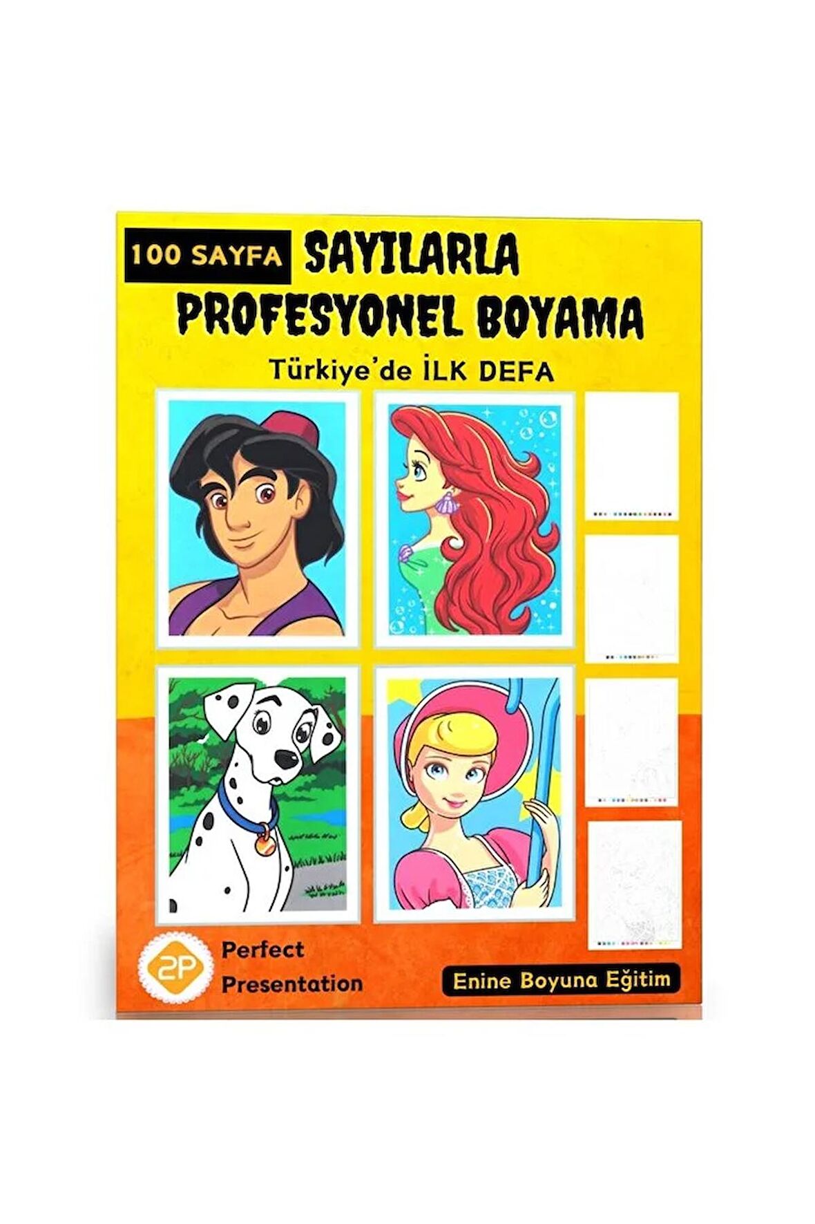 Profesyonel Sayılarla Boyama Kitabı (100 Boyama Sayfası)