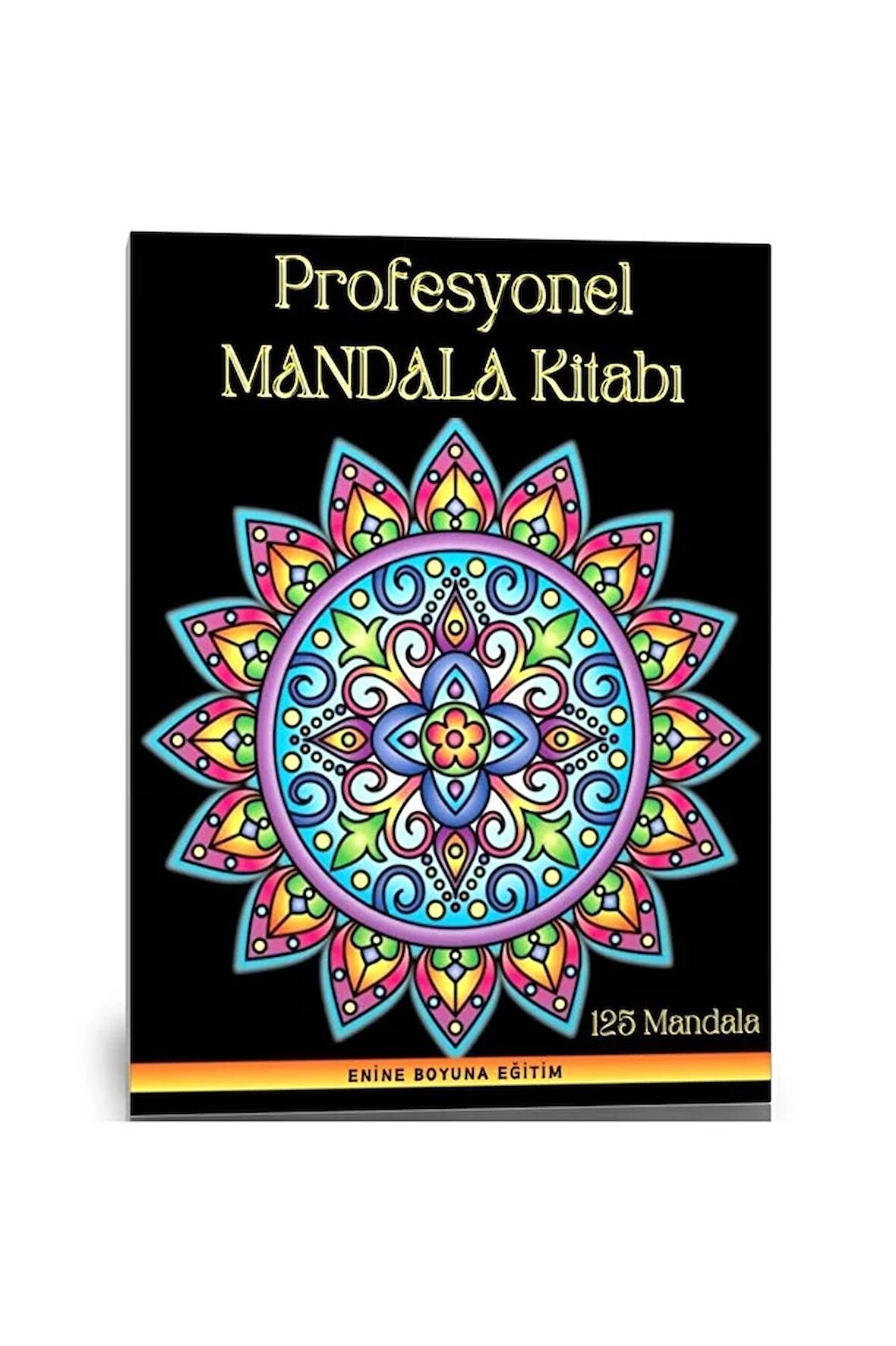 Profesyonel Mandala Boyama Kitabı (125 Süper Mandala)