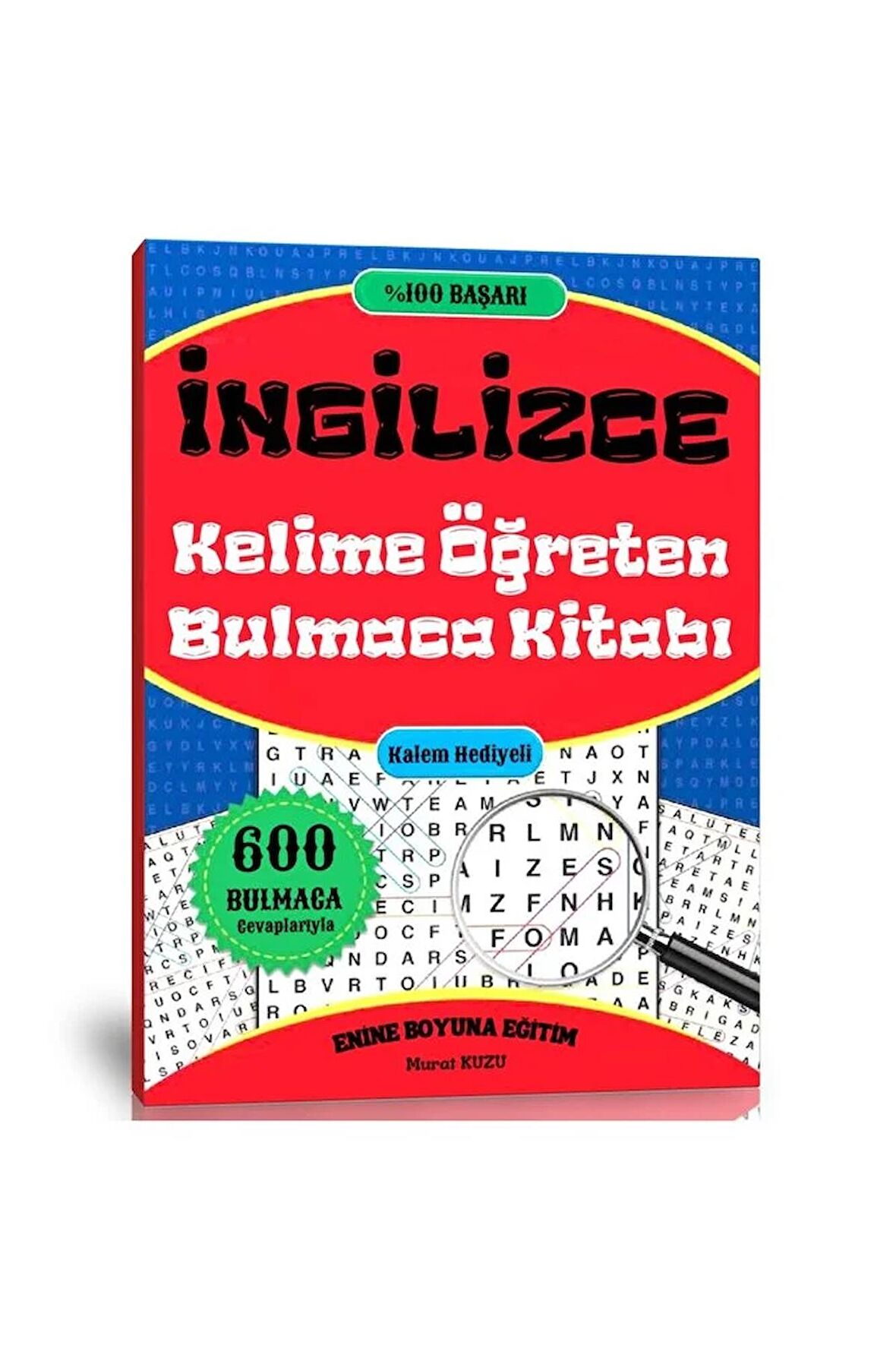 İngilizce Kelime Öğreten Bulmaca Kitabı (600 Bulmaca – 6000 Kelime)