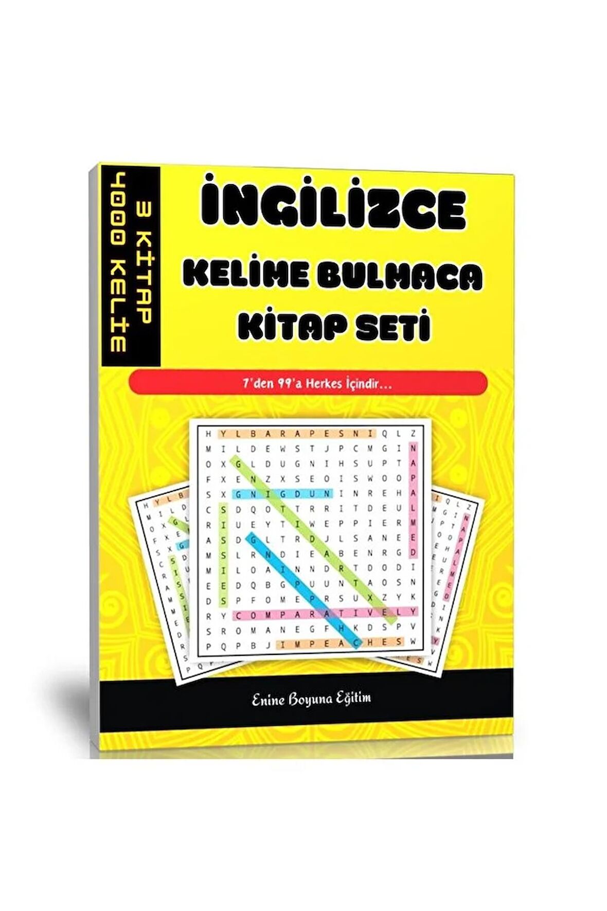 Ingilizce Kelime Bulmaca Kitap Seti (3 KİTAP- 4000 KELİME)