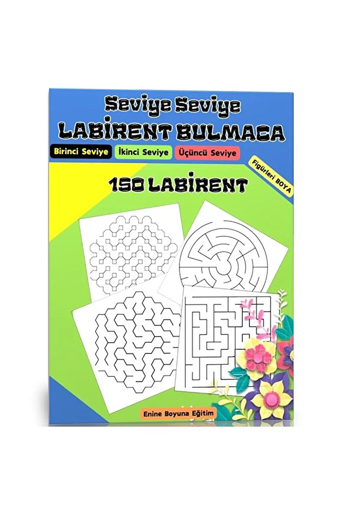 Seviye Seviye Labirent Bulaca Kitabı (Kalem Hediyeli)