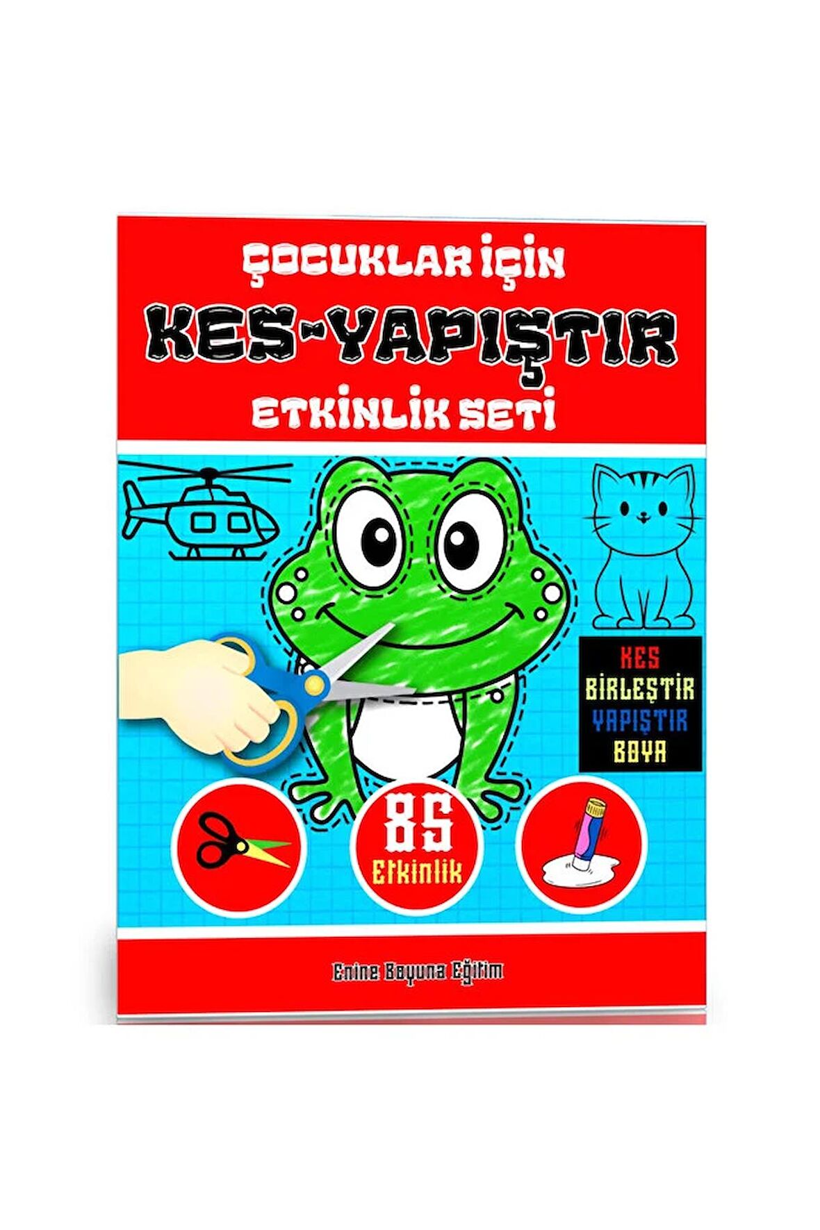 Çocuklar İçin KES YAPIŞTIR Etkinlik Seti