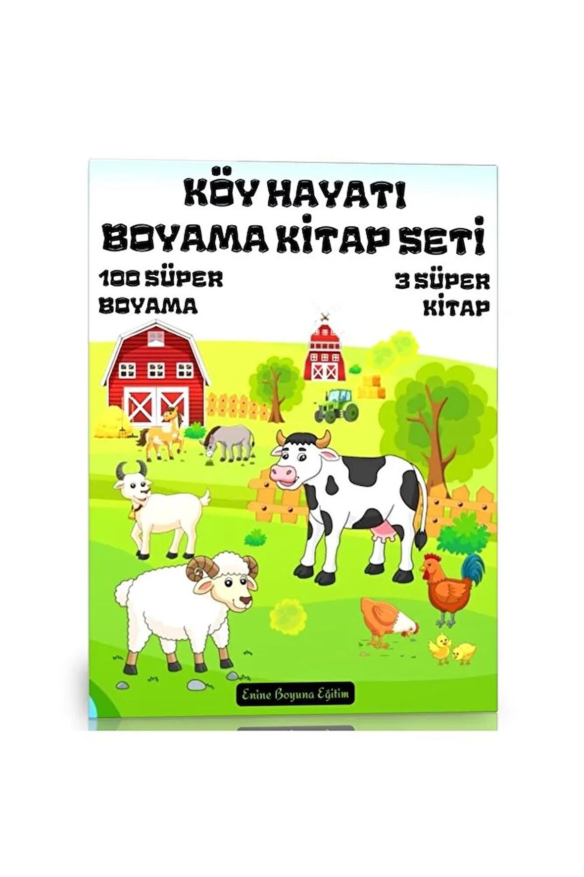 Köy Hayatı Boyama Kitap Seti (3 Süper Kitap)