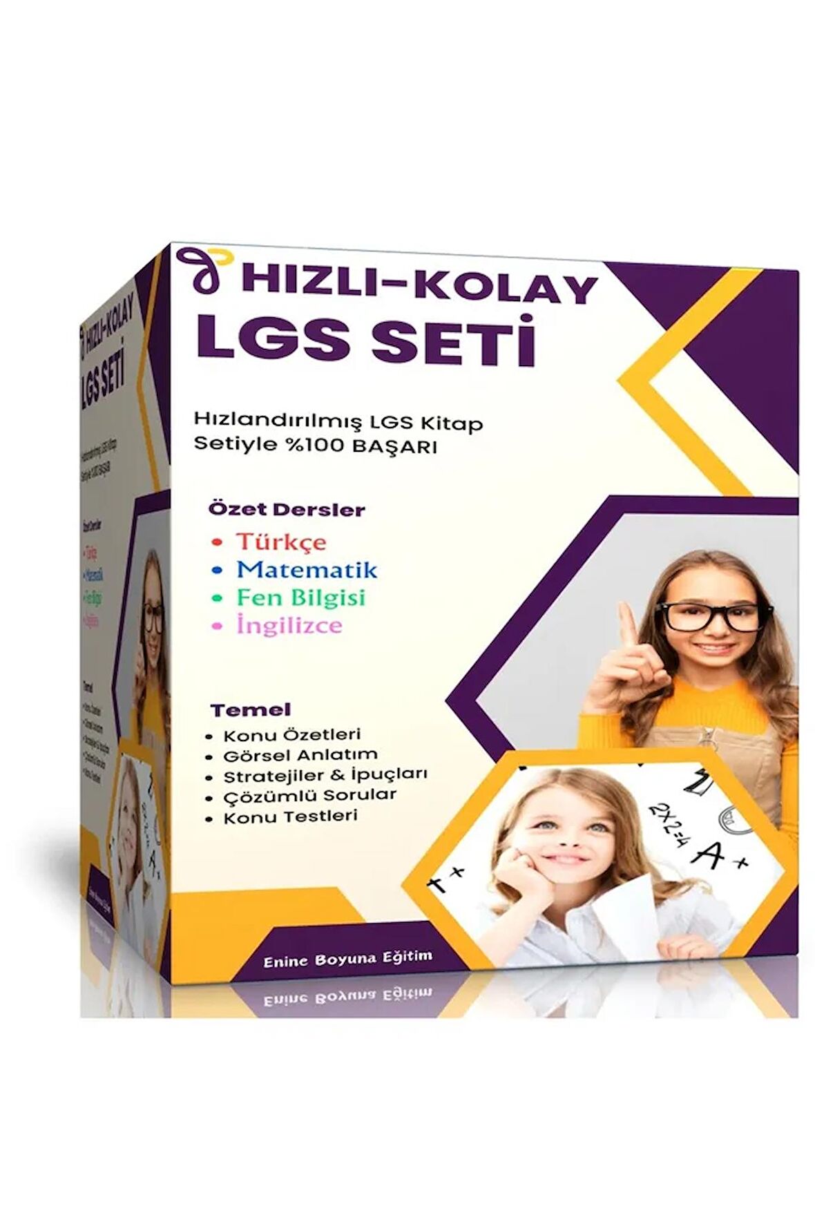 Hızlı-KOLAY LGS Seti (4 SÜPER ÖZET Kitap)