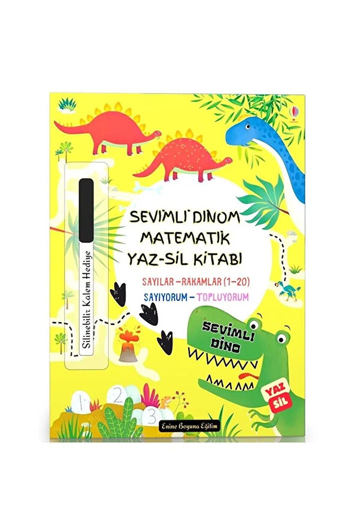 Sevimli Dinom Matematik YAZ-SİL Kitabı
