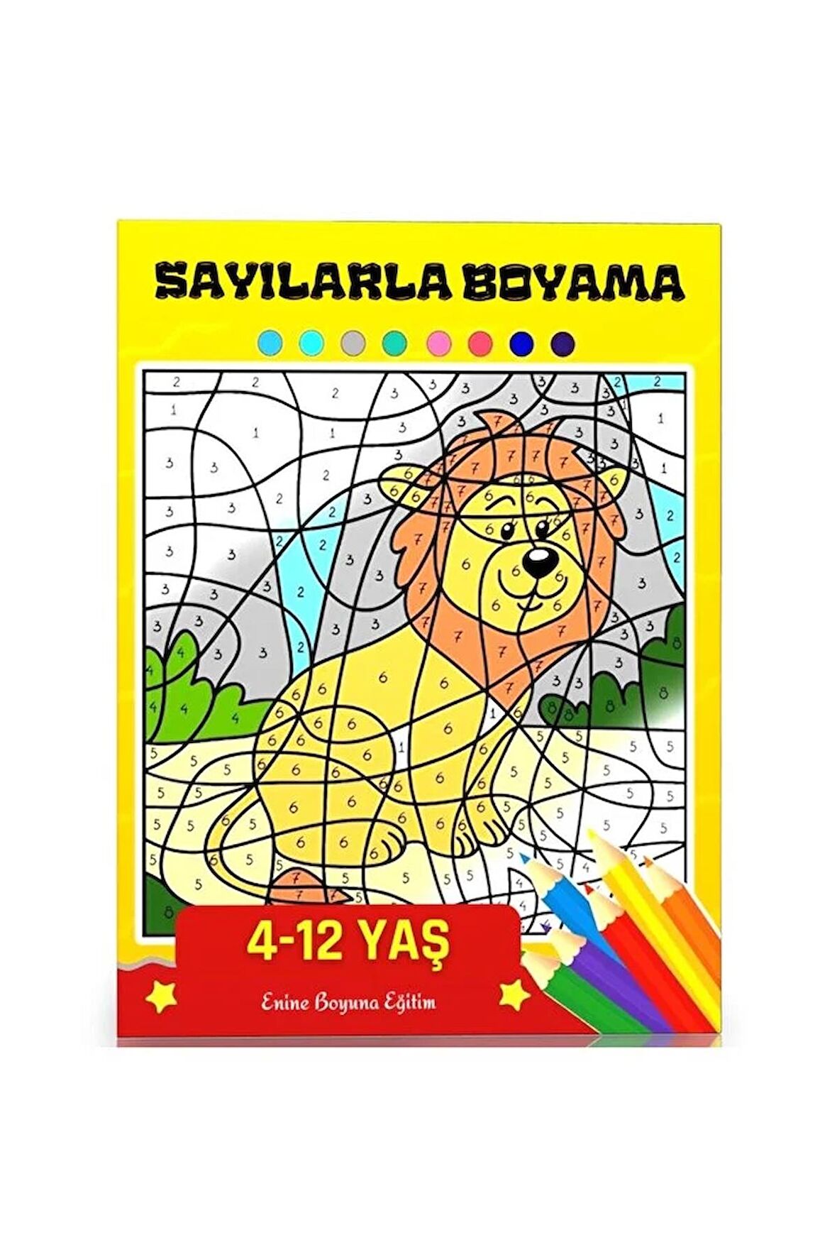 Çocuklar İçin Sayılarla Boyama Seti (2 Spiralli Kitap)