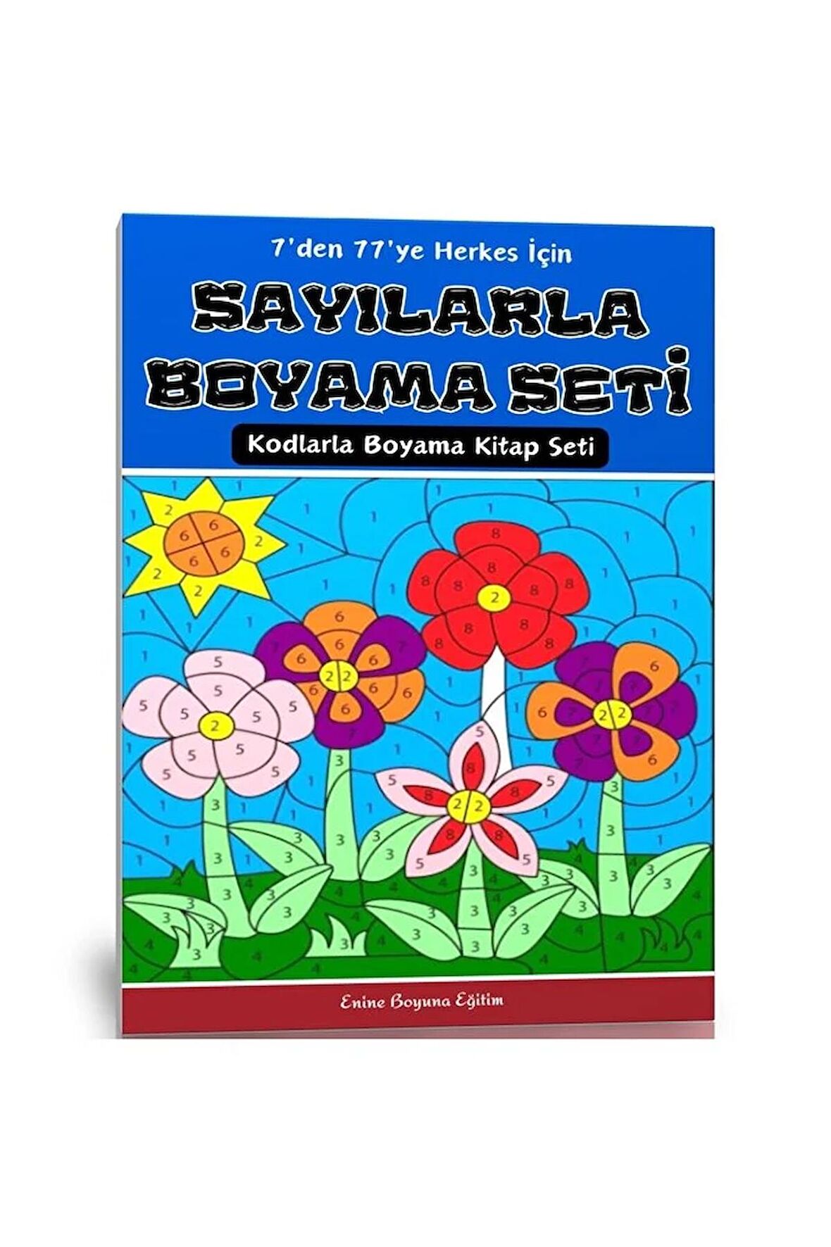 Herkes İçin Sayılarla Boyama Kitap Seti (2 Spiralli Kitap)