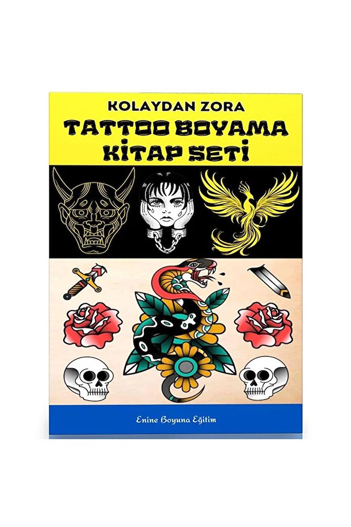 Kolaydan Zora TATTOO Boyama Kitap Seti (3 Kitap)