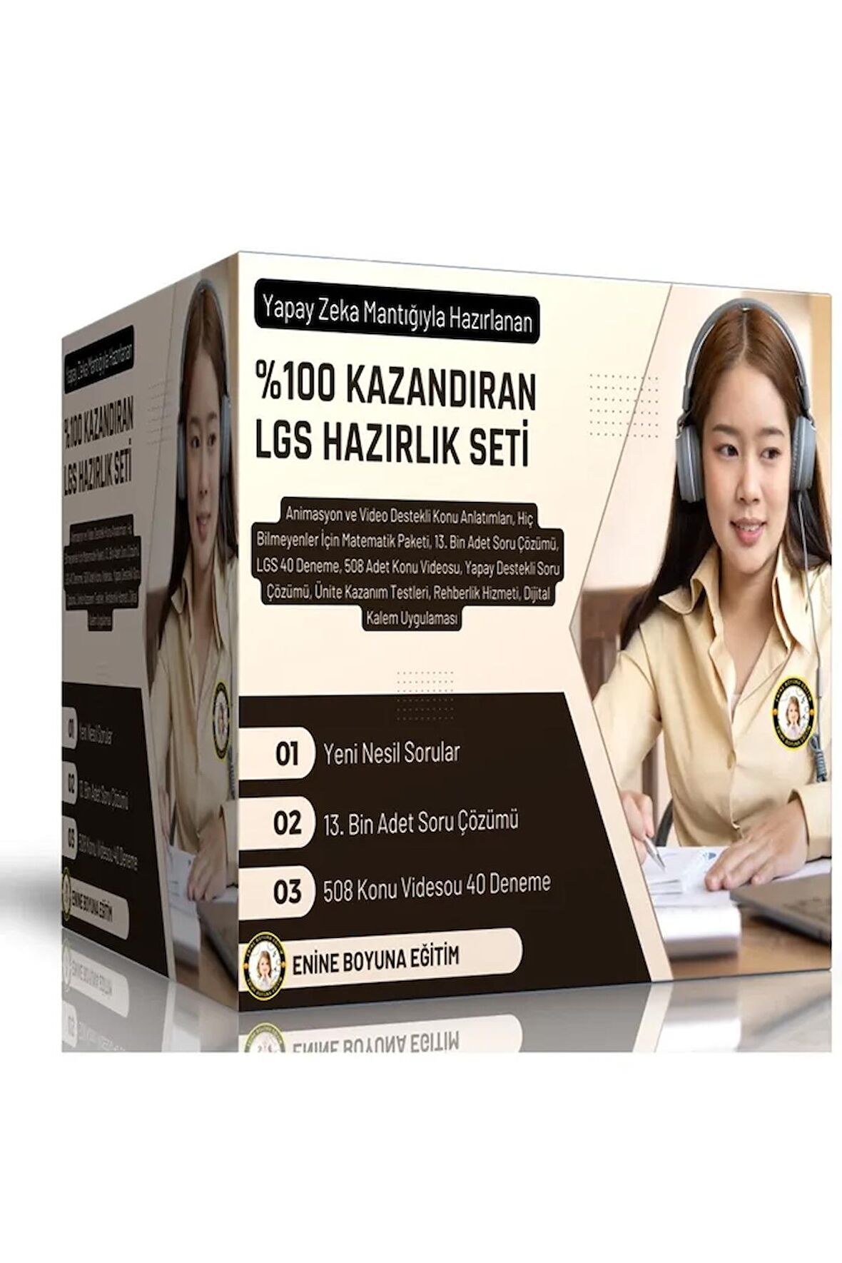 Yüzde Yüz Kazandıran LGS Hazırlık Seti (Yapay Zeka İle Hazırlanmıştır)