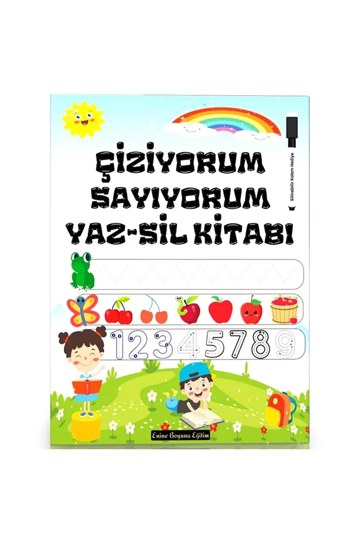 Çiziyorum-Sayıyorum YAZ-SİL Kitabı (Okul Öncesi ve Birinci Sınıflar İçin)