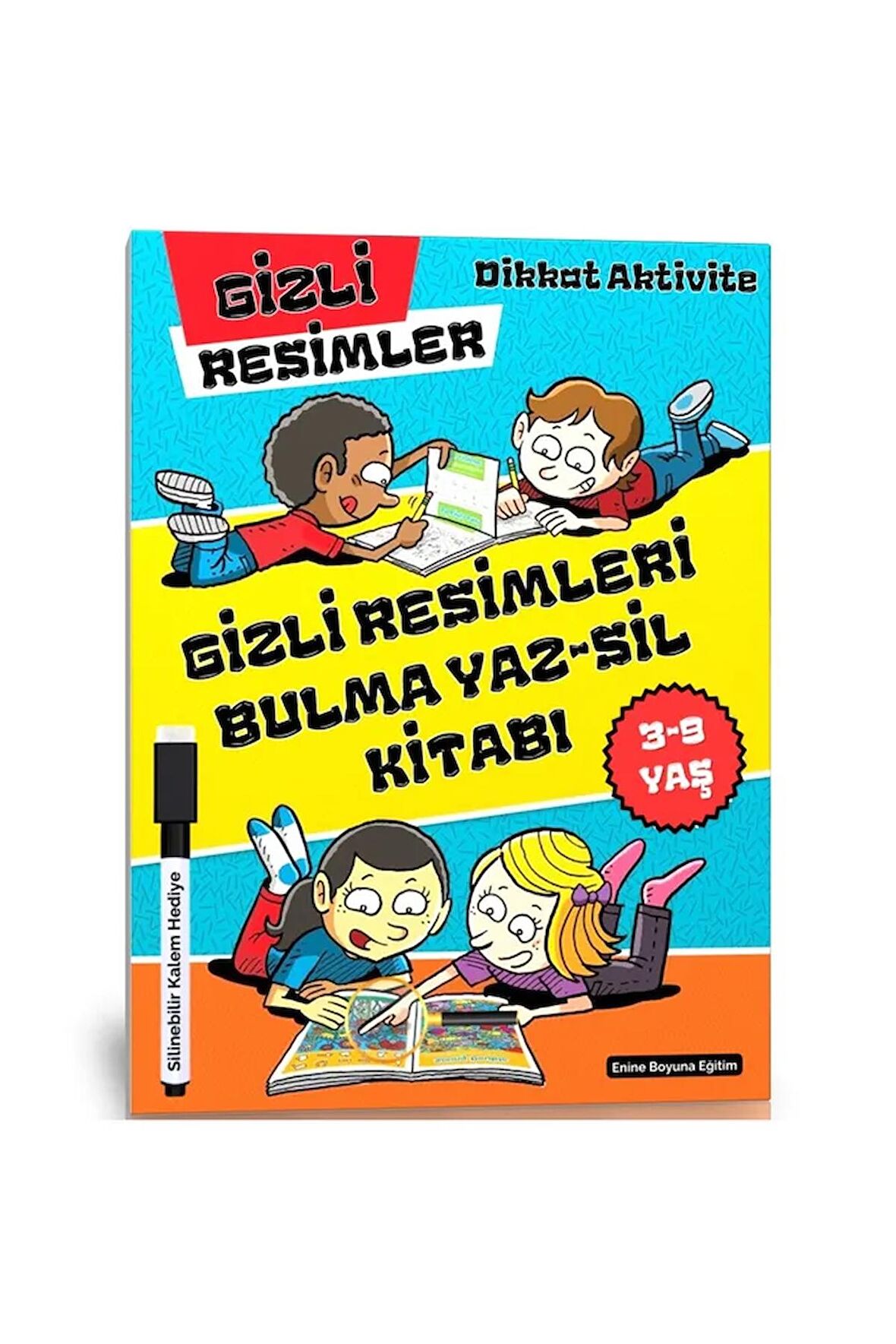 Gizli Resimleri Bulma YAZ-SİL Kitabı