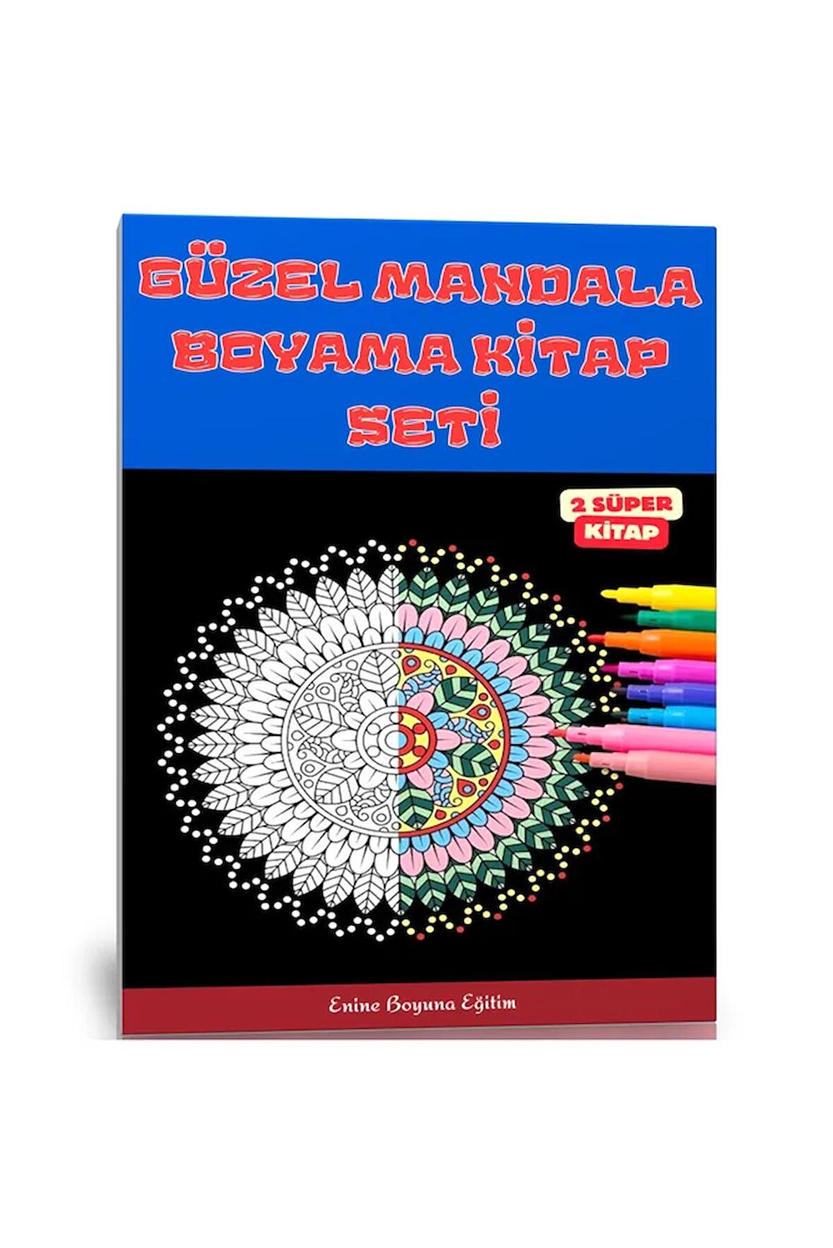 Güzel Mandala Boyama Kitap Seti (2 Kitap)