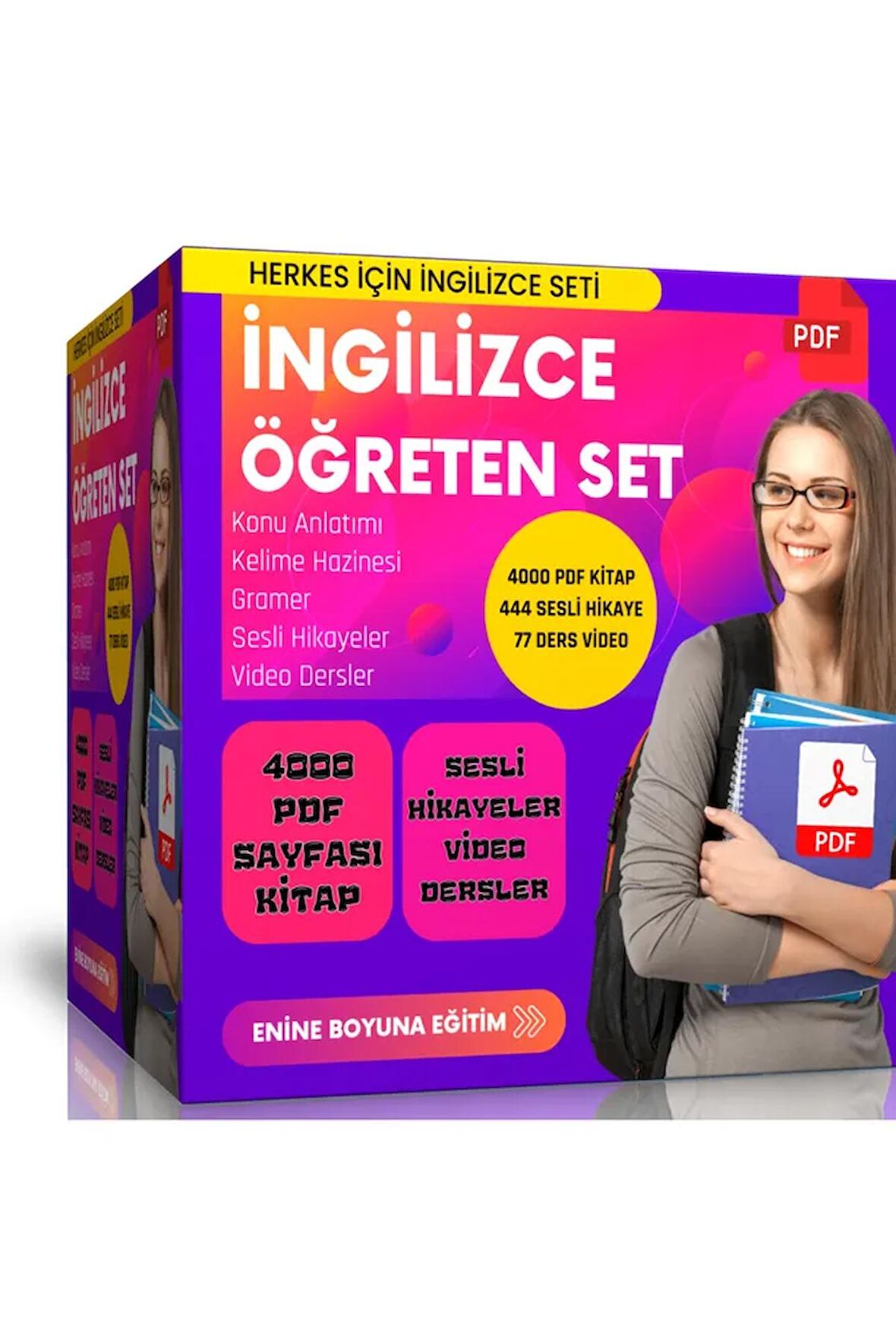 İngilizce Öğreten Set (Dijital Eğitim Seti)