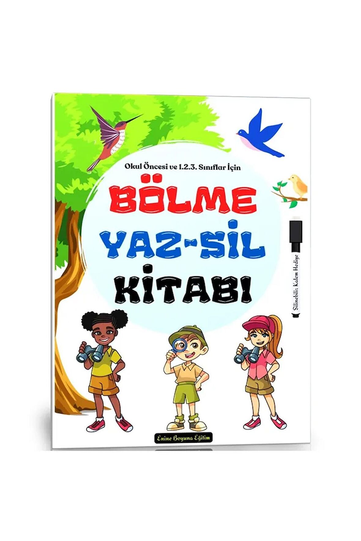 Bölme Öğreten YAZ-SİL Kitabı