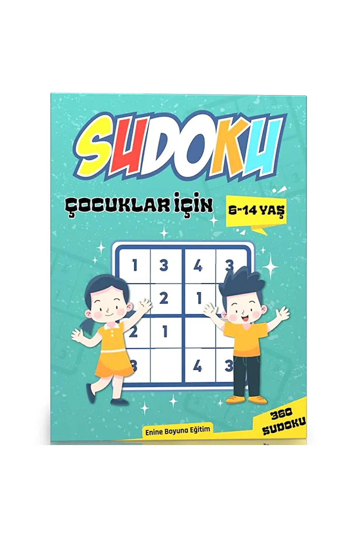 Çocuklar İçin 4x4 Sudoku Kitabı (360 Sudoku)