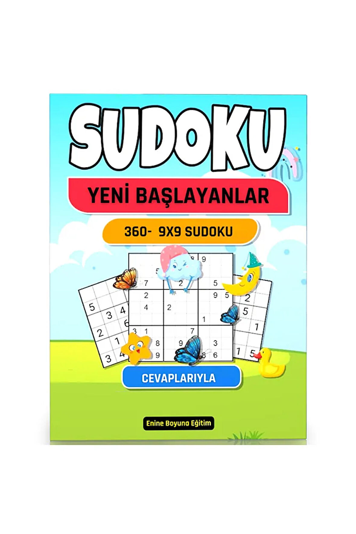 Yeni Başlayanlar İçin 9x9 Sudoku Kitabı (360 Sudoku)