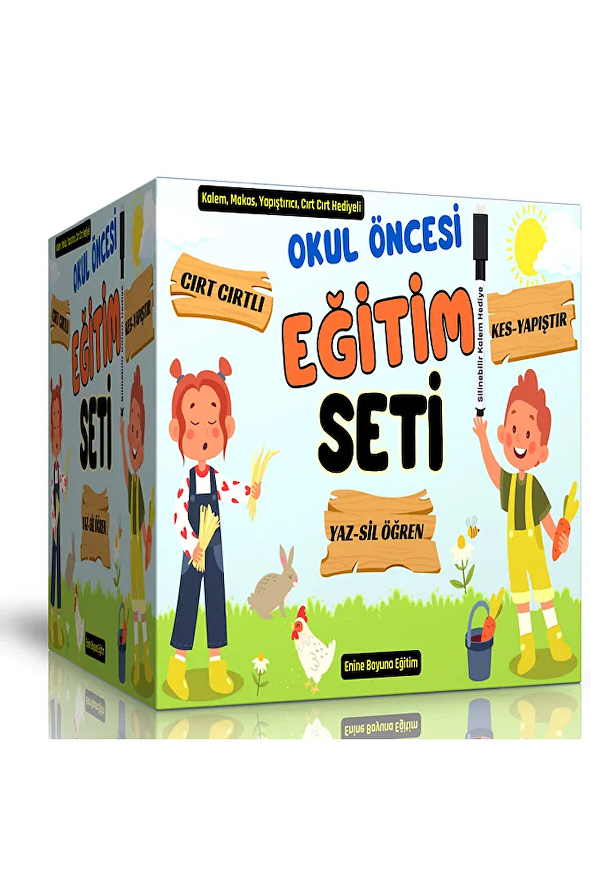 Okul Öncesi Eğitim Seti (Cırt Cırtlı)