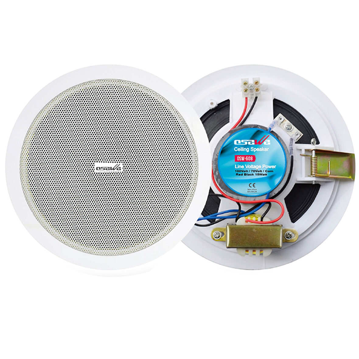 Osawa OSW-608 16 Cm 15 Watt Alçıpan Trafolu Beyaz Hoparlör