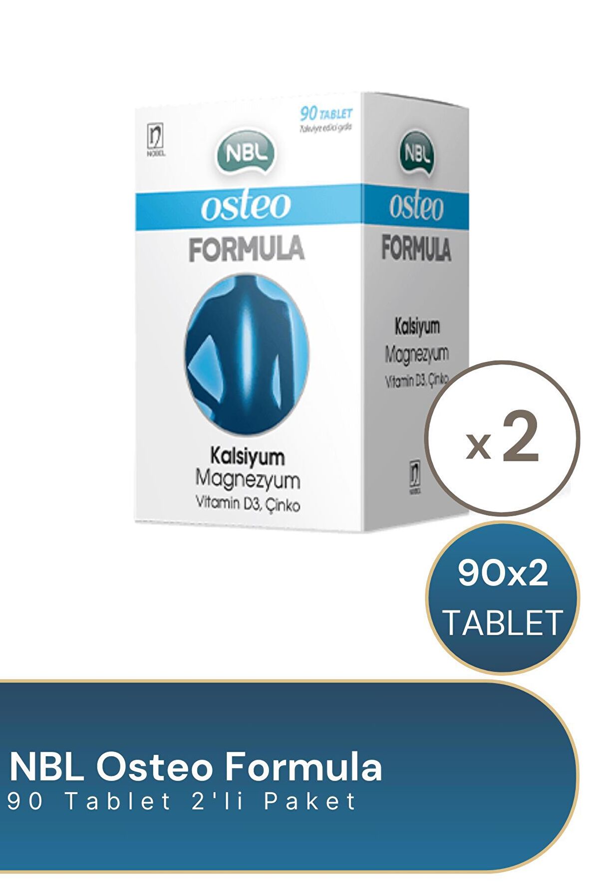 NBL Osteo Formula 90 Tablet 2'li Paket