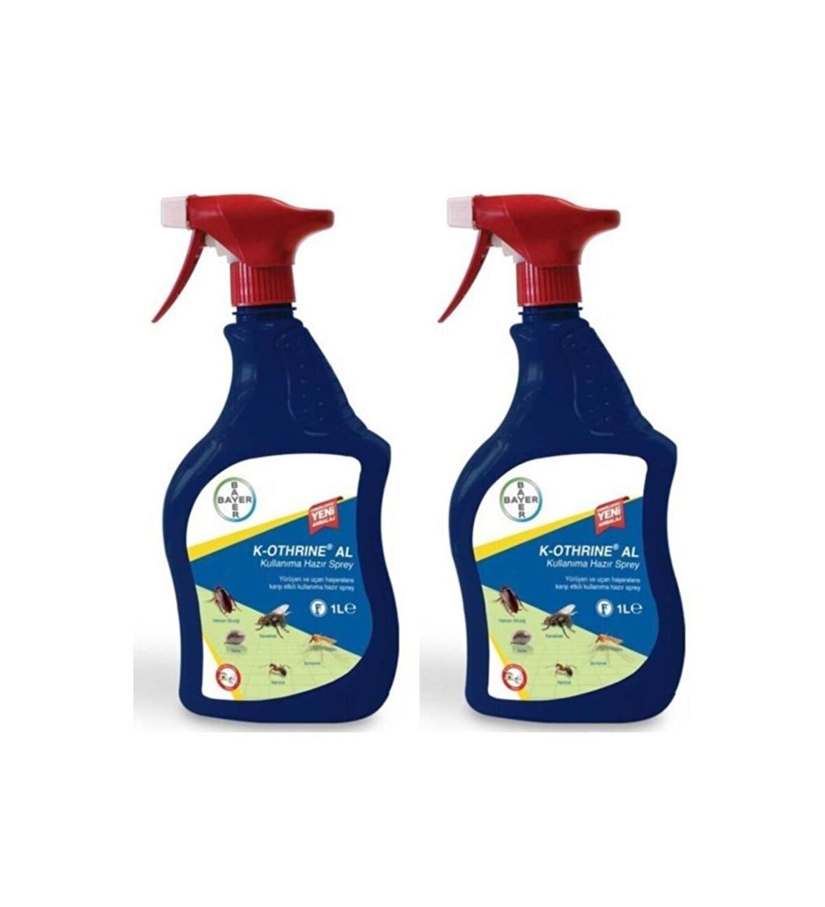 K-OTHRİNE AL 1 LİTRE X 2 ADET