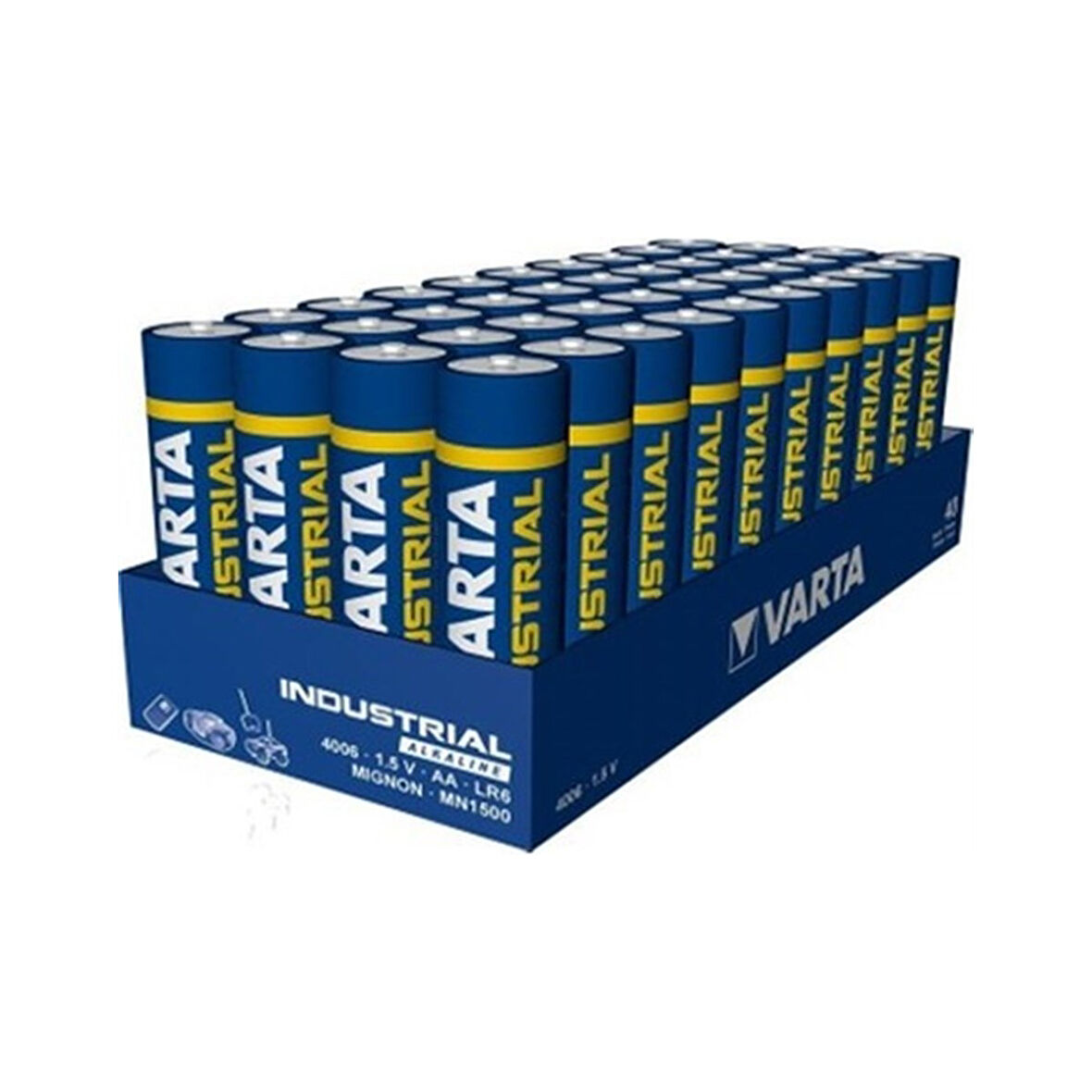 Varta Endüstriyel Aa Kalem Pil 1.5V Alkalin 40'lı Kutu