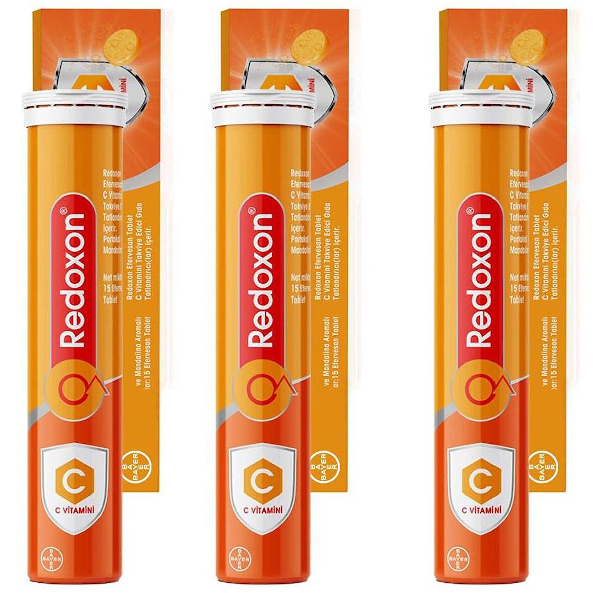 Redoxon Vitamin C 1000mg Effervesan 15 Tablet | 3 Adet