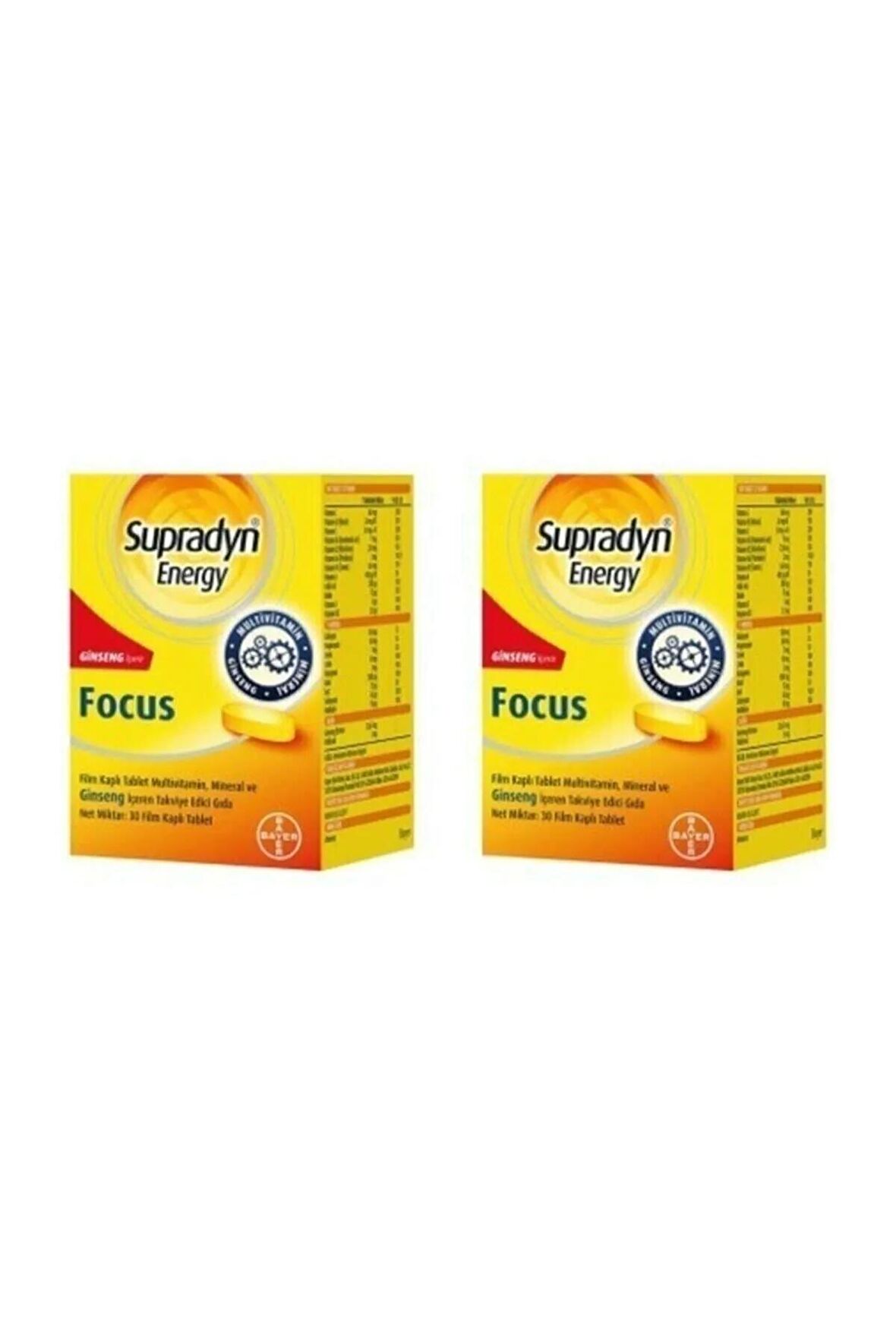 Supradyn Energy Focus Ginseng 30 Tablet X 2 Kutu