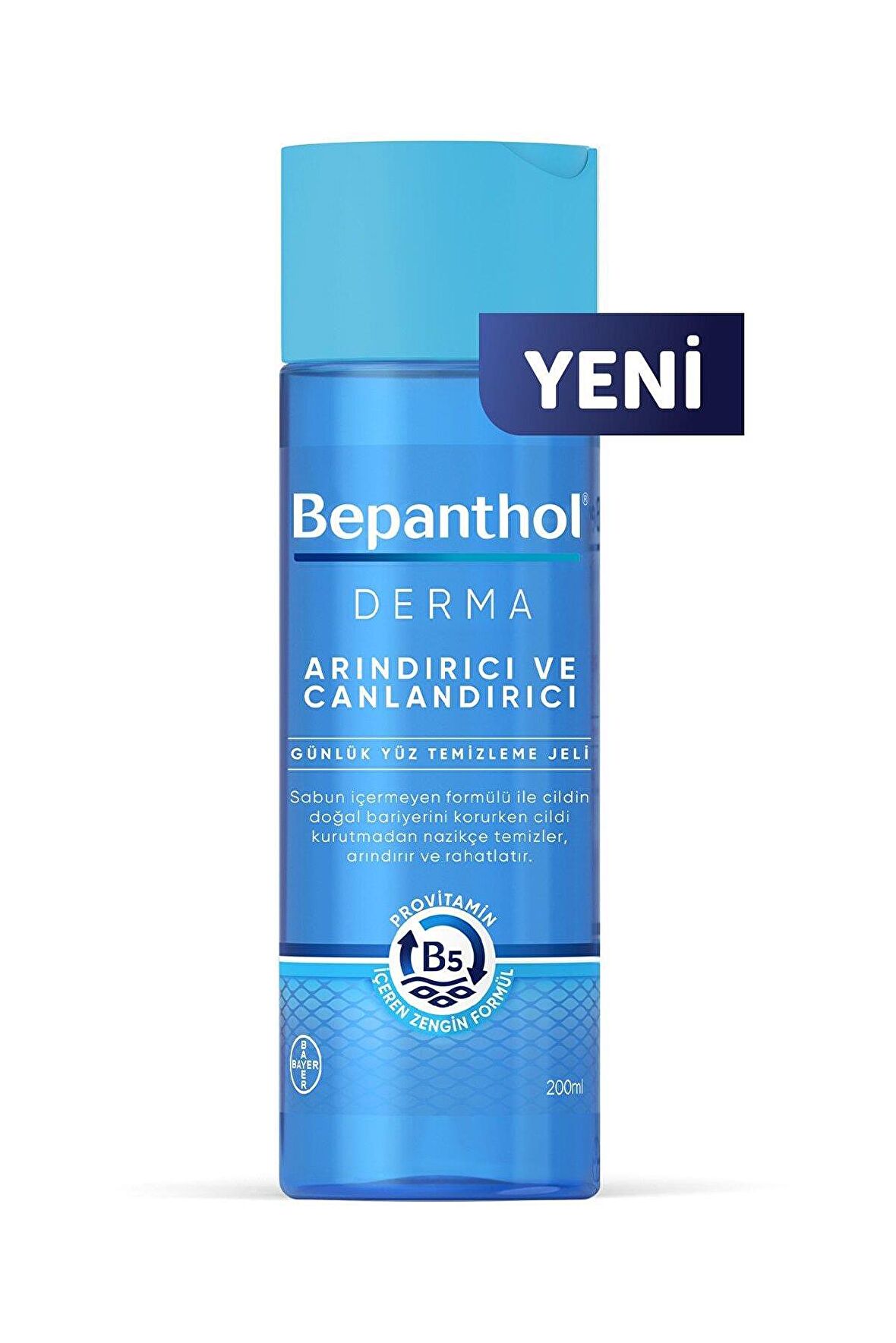 Bepanthol Derma Arındırıcı & Canlandırıcı Günlük Yüz Temizleme Jeli 200 Ml