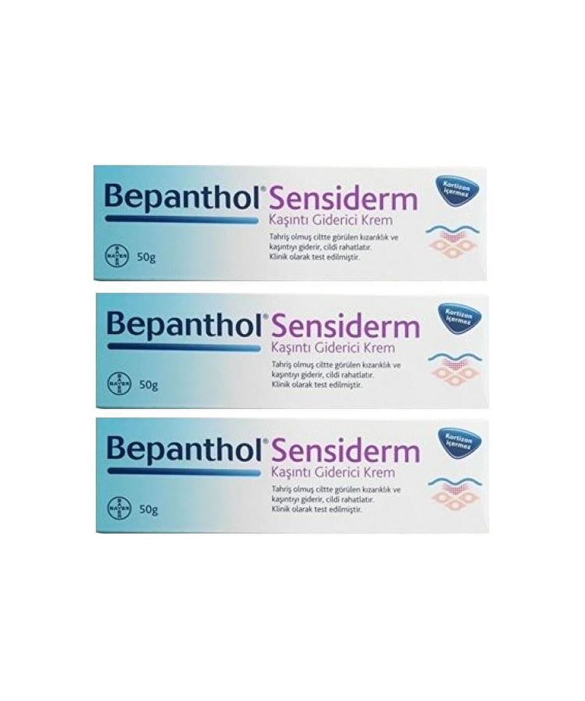 Bepanthol Sensiderm Kaşıntı Giderici Krem Krem 3 x 50 gr