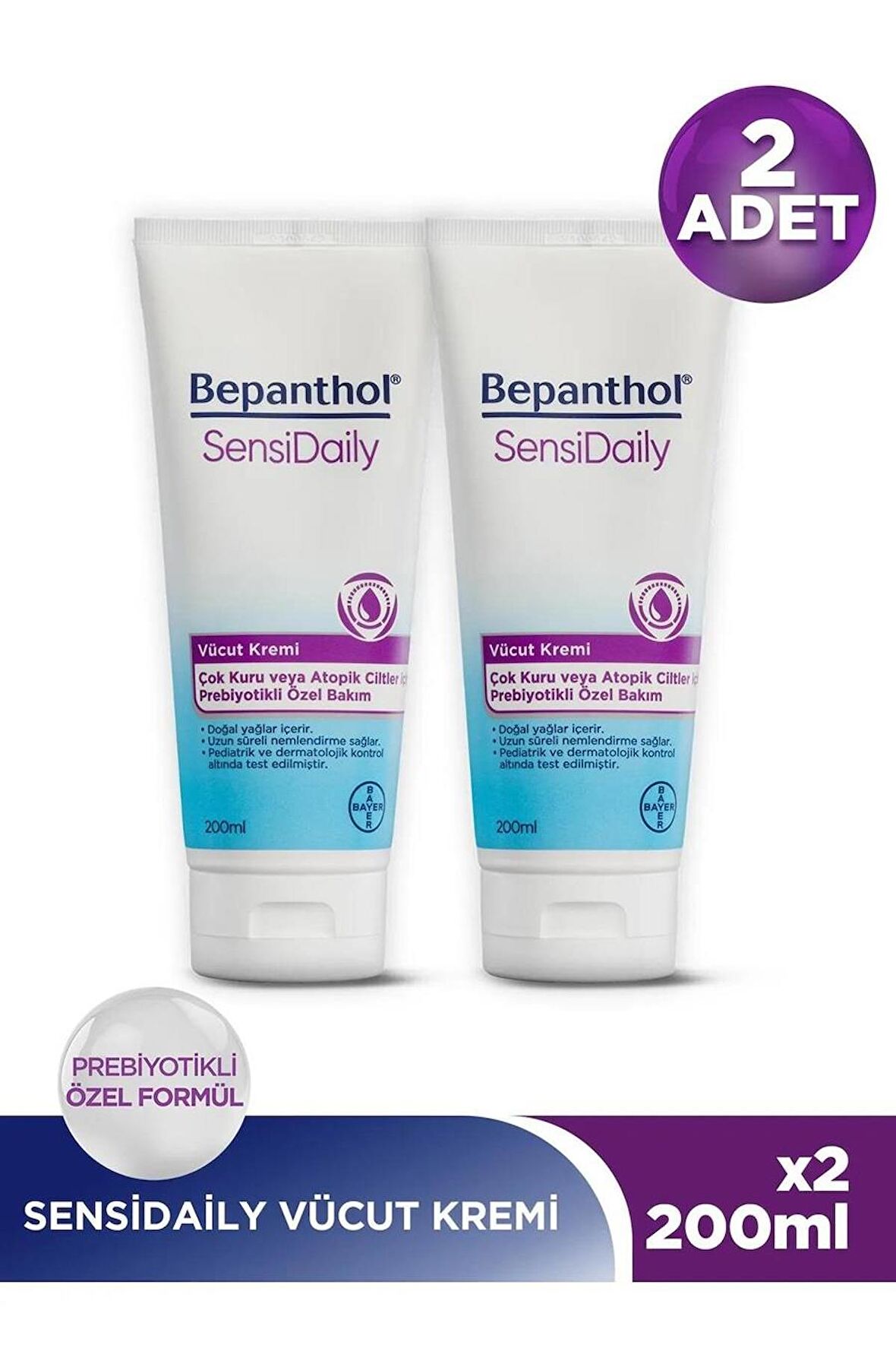 Bepanthol Sensidaily 200 ml 2'li Avantaj Paketi