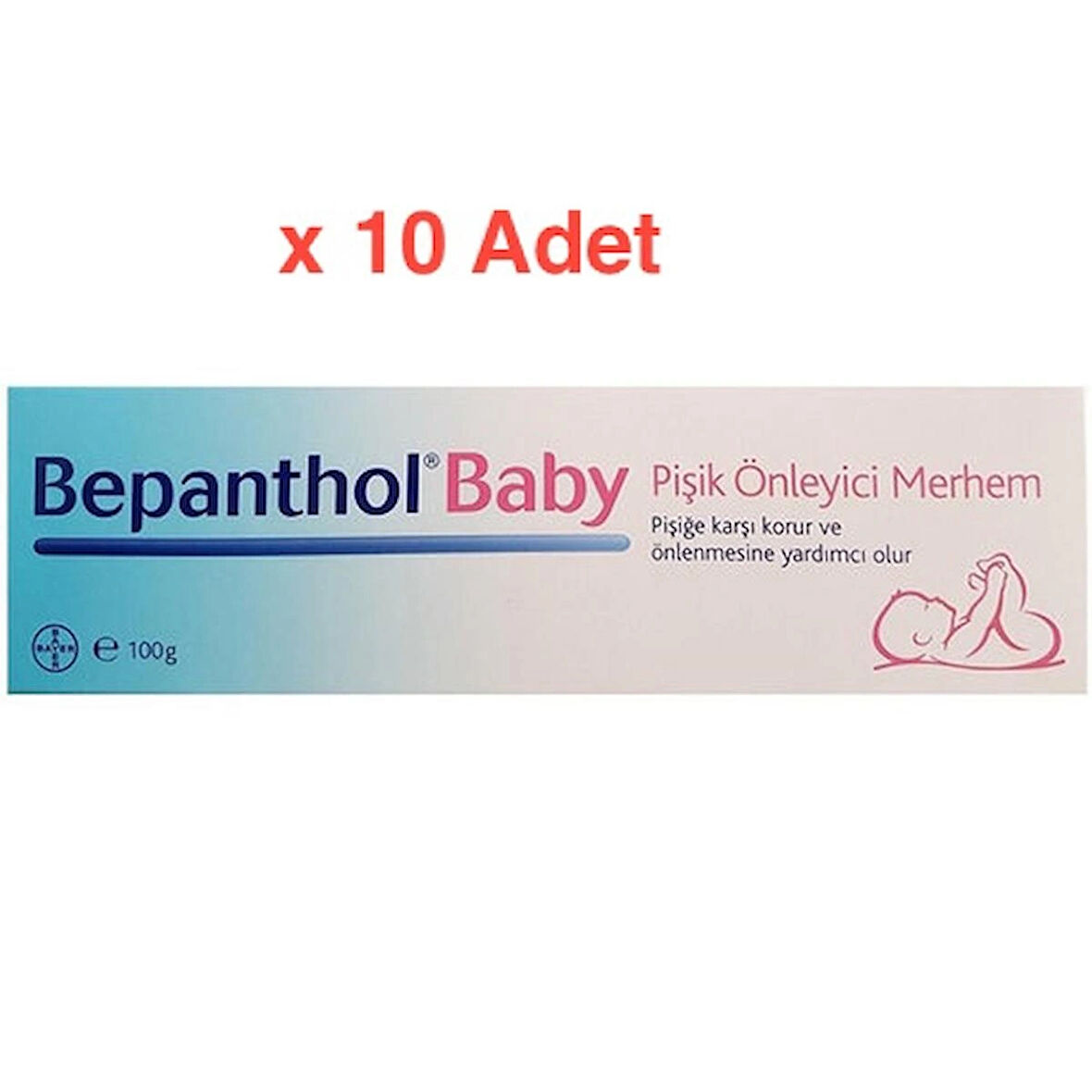 Bepanthol Baby Pişik Önleyici Merhem 100 gr 10 Adet