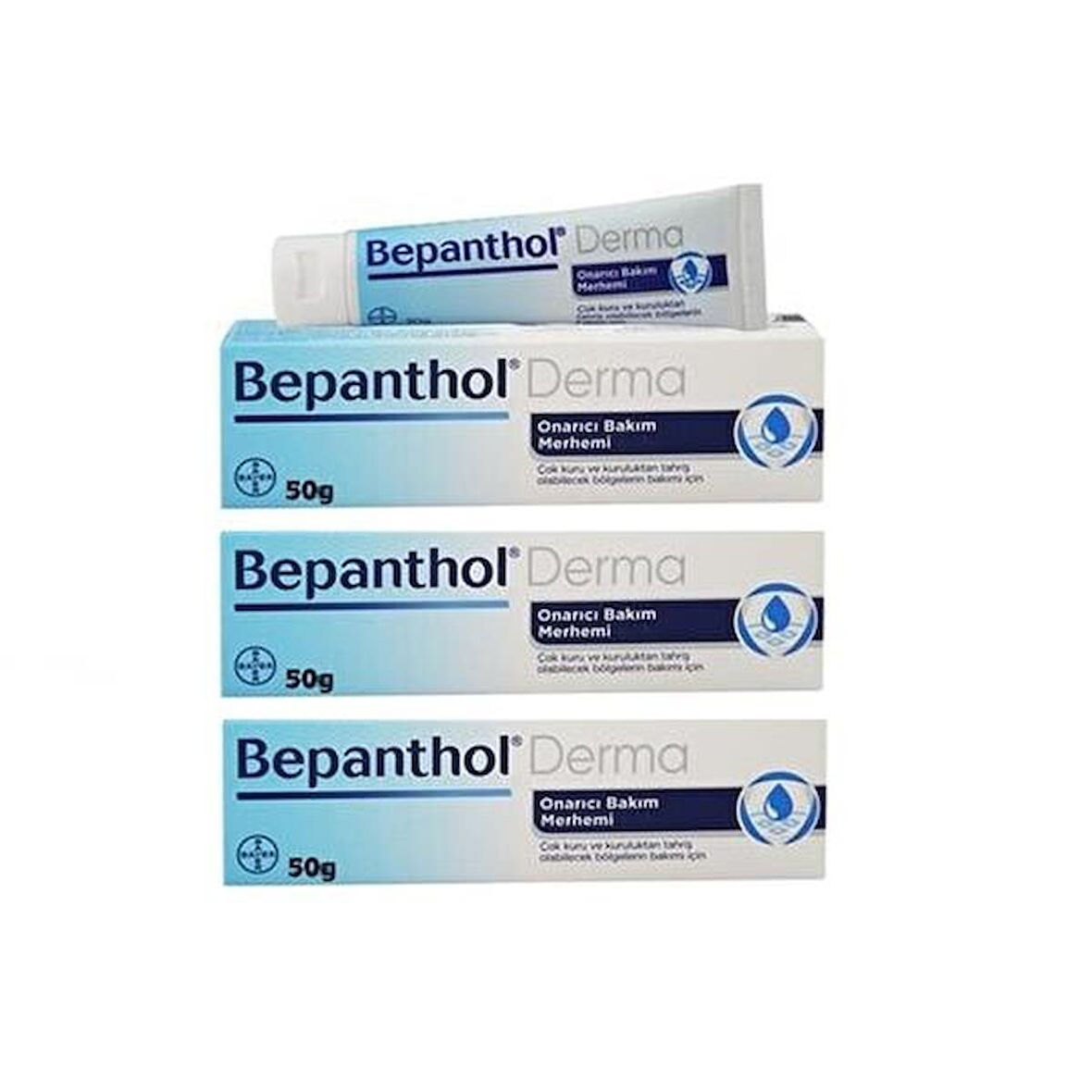 Bepanthol Derma Onarıcı Bakım Merhemi 3x50 Gr