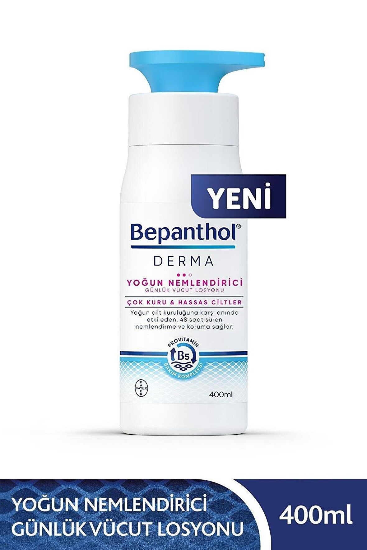 Bepanthol Derma Yoğun Nemlendirici Günlük Vücut Losyonu 400 Ml