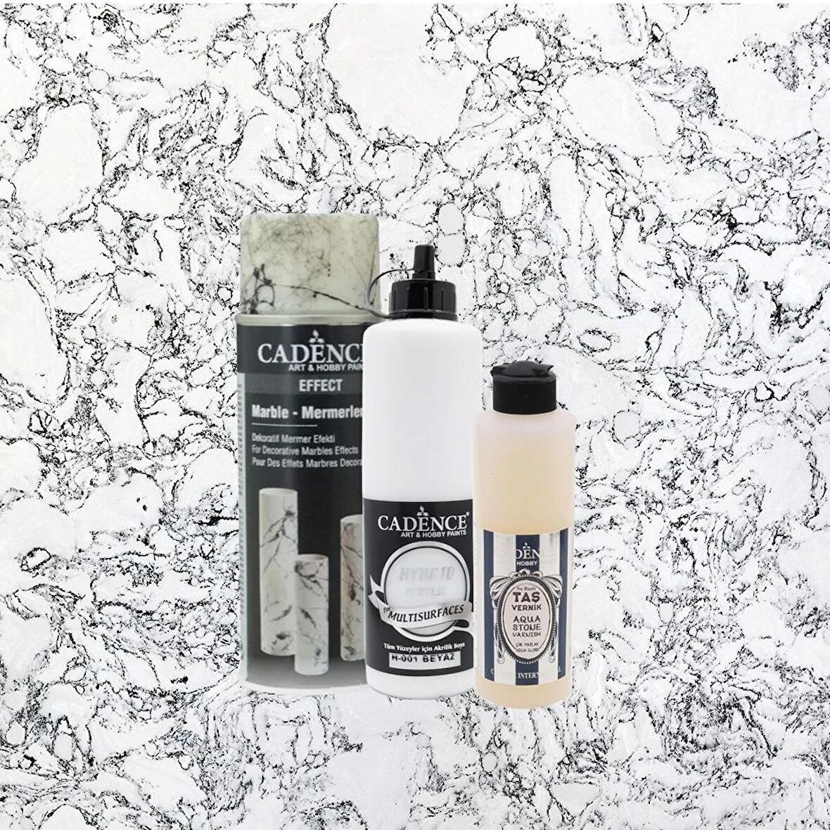Cadence Siyah Mermer Efekti Yapım Seti