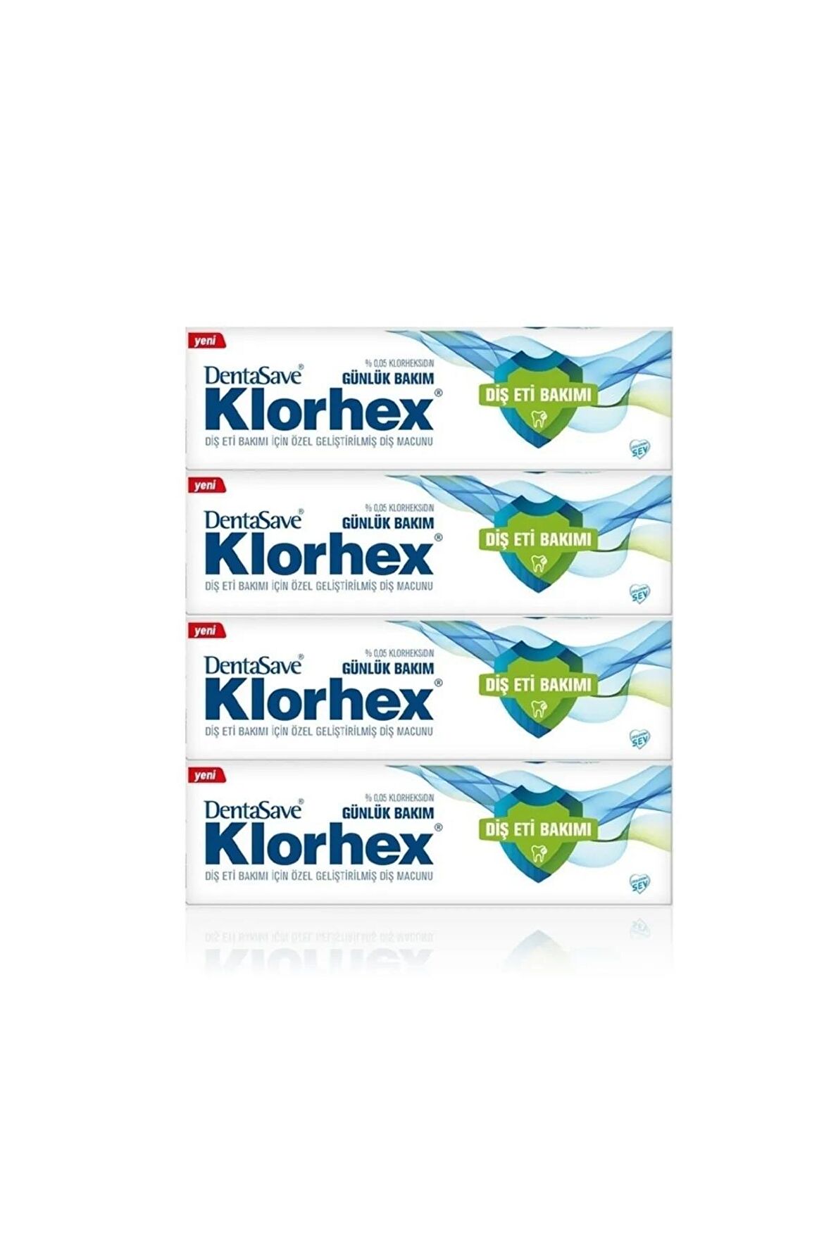 Dentasave Klorhex %0.05 Günlük Bakım Diş Macunu 75 ml X 4 Adet