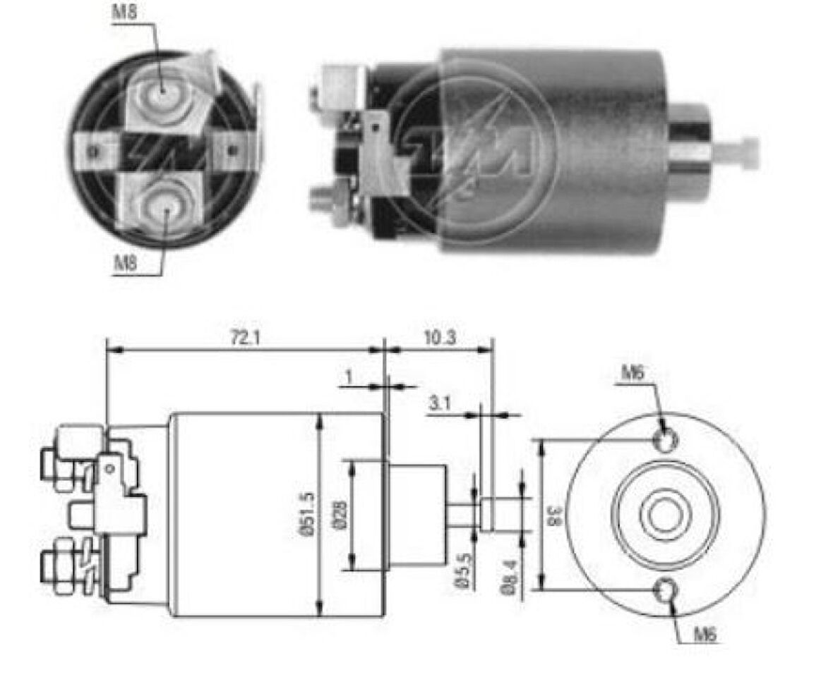 Mitsubıshı Ticarı Mars Otomatıgı 12v L300 Ym Accent Mazda 323 (cbs4530) Sonata 3,0i - Zm 0698