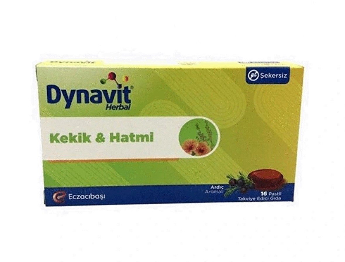 Dynavit Herbal Kekik ve Hatmi 16 Pastil