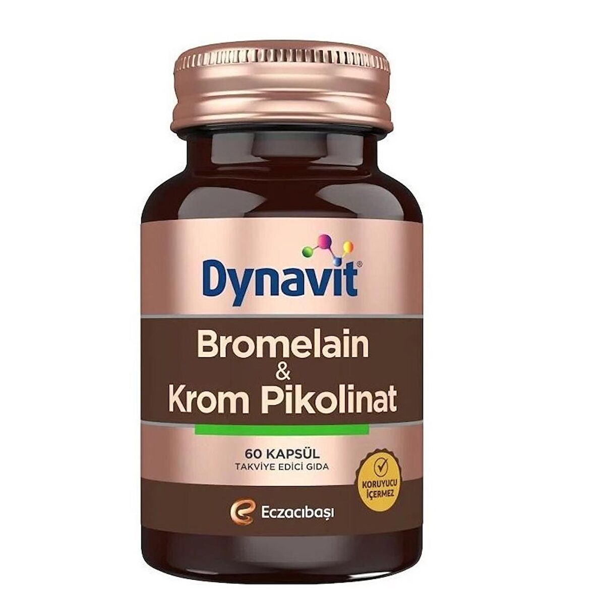 Dynavit Bromelain Krom Pikolinat 60 Kapsül 8699586154959