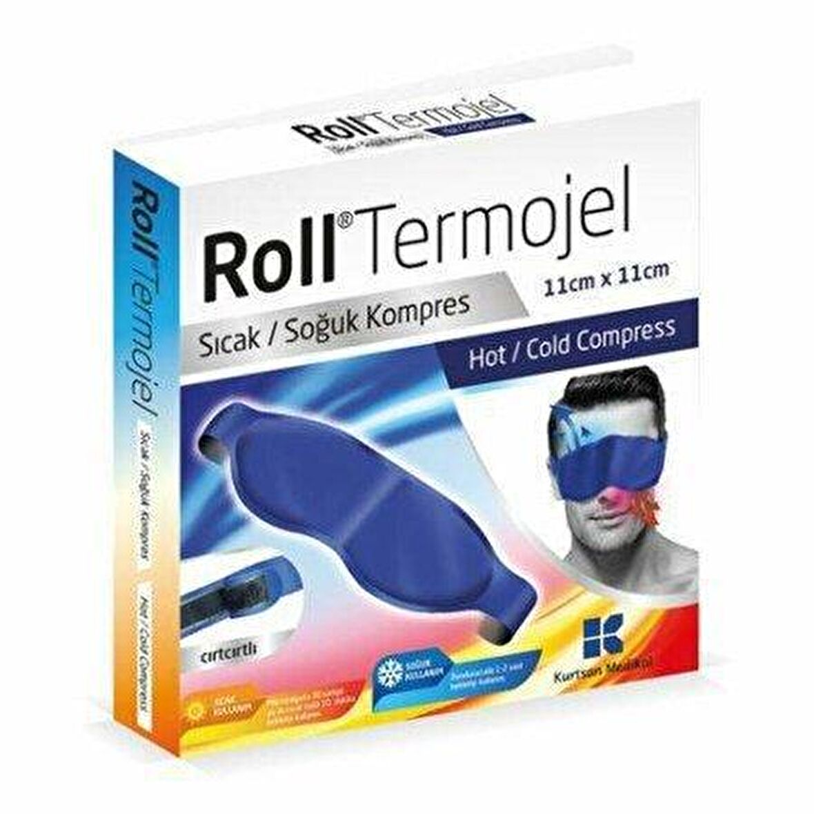 ROLL TERMOJEL SICAK-SOĞUK KOMPRES 8x21cm.(Göz)