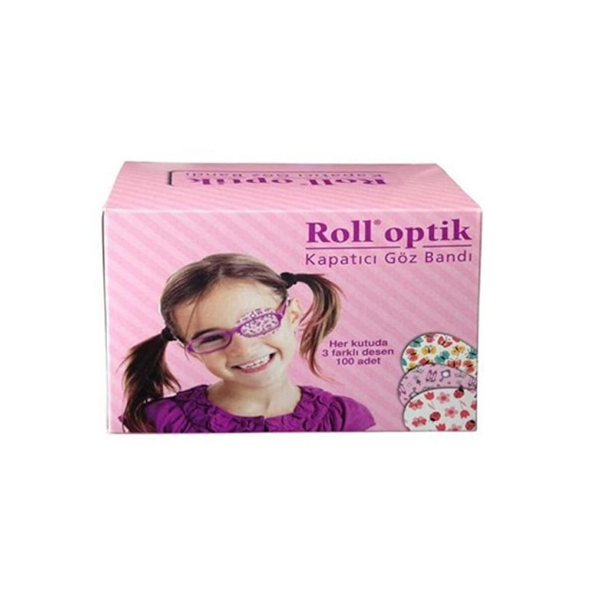 ROLL OPTIK KAPATICI GÖZ BANDI 100'Lü (Kız)