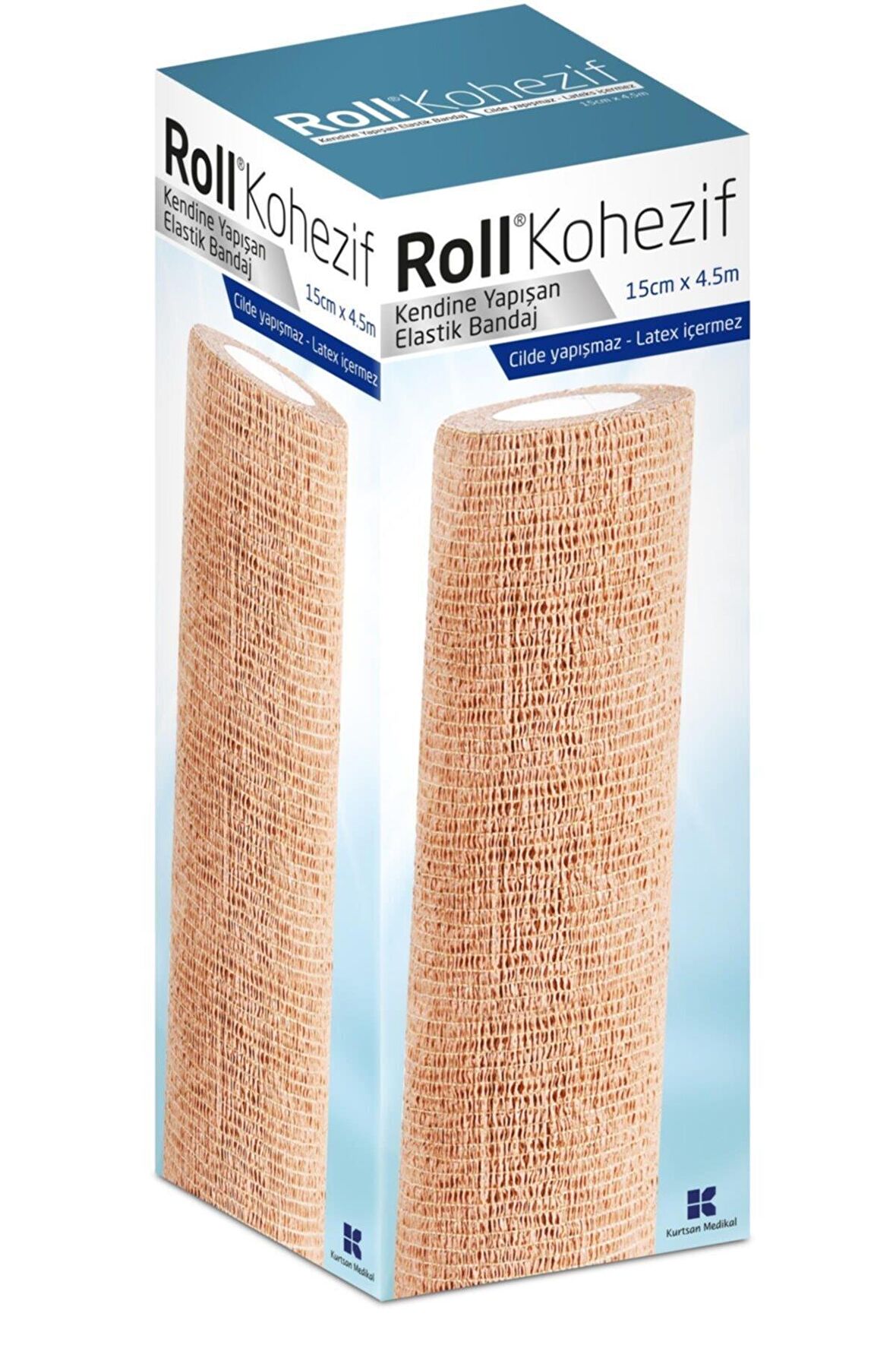 ROLL KOHEZİF YAPIŞKANLI BANDAJ (15cmx4,5m)