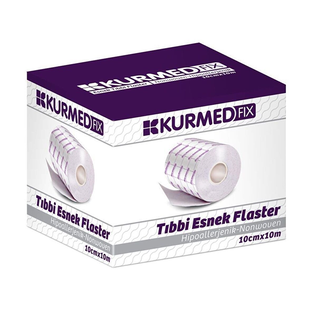 KURMED FIX ESNEK TIBBI FLASTER 10cm.x 10mt.