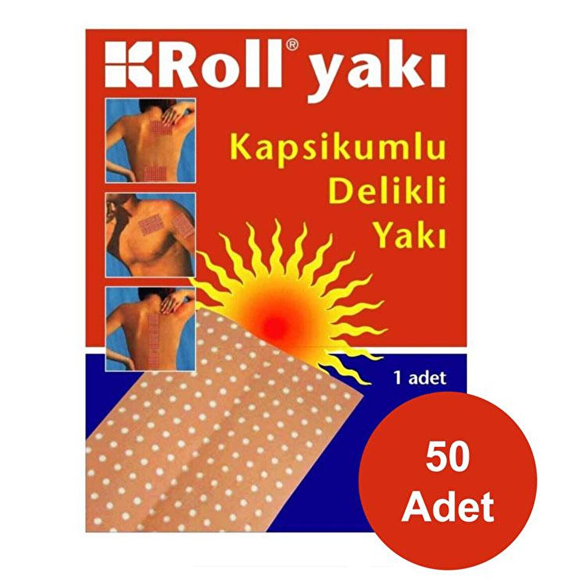 Roll Kapikumlu Delikli Yakı 50 Adet