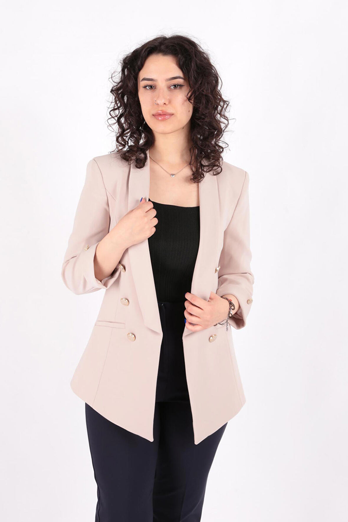 Ayhan 90599 Kadın Blazer Ceket