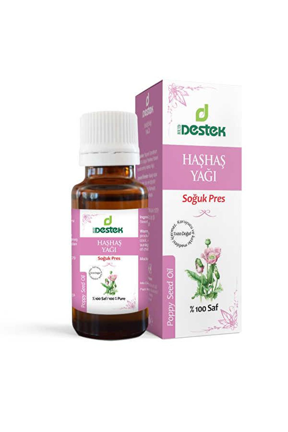 Haşhaş Yağı (Soğuk Pres) 50 ml - %100 Saf