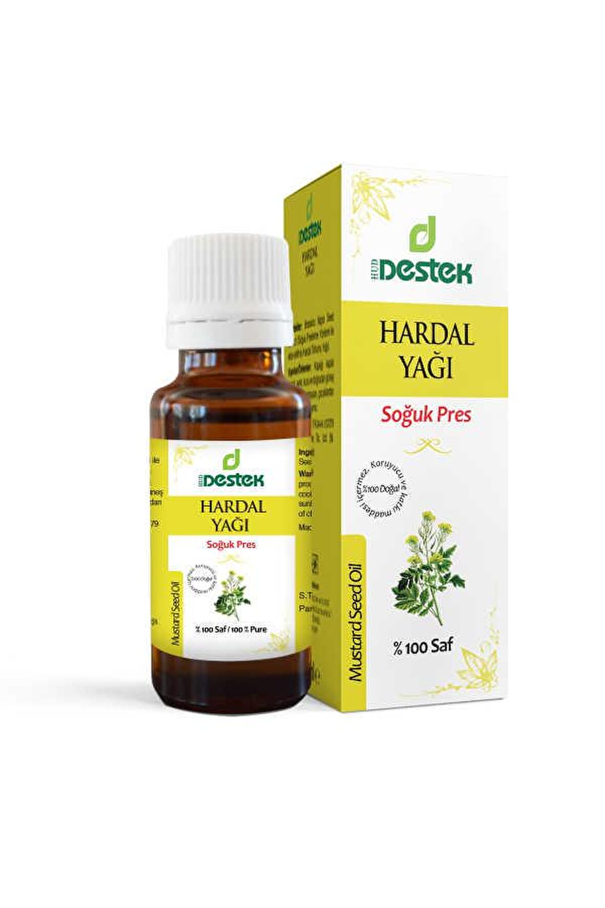 Hardal Yağı (Soğuk Pres) 50 ml - %100 Saf