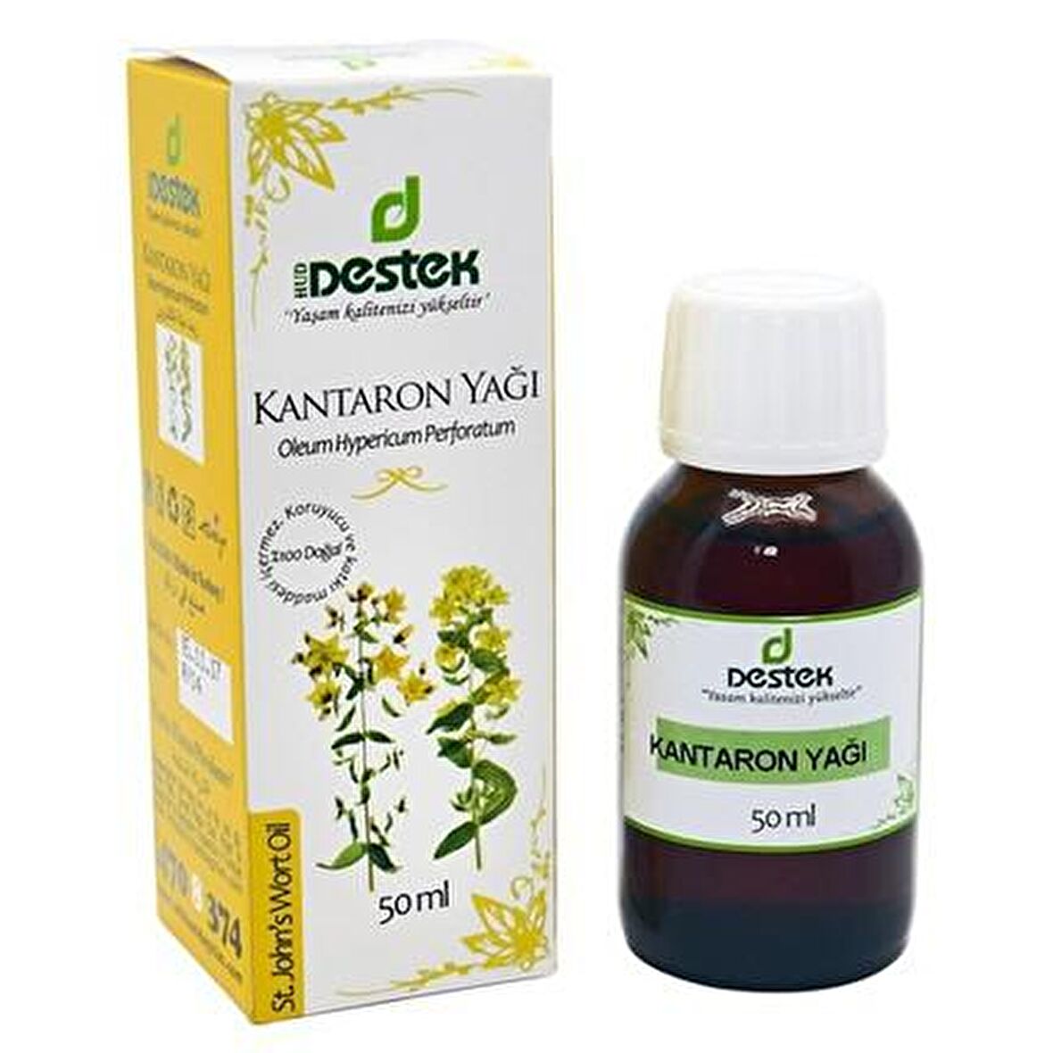 Destek Kantaron Yağı 50 ml Soğuk Pres