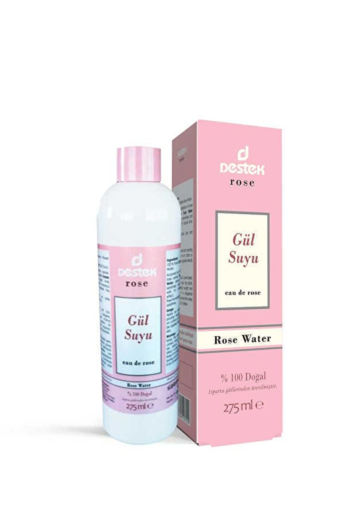 Destek Gül Suyu Pet Şişe 275 ml